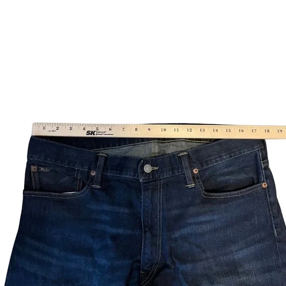 Polo Ralph Lauren The Thompson Relaxed men 36X32 Indigo blue jeans.